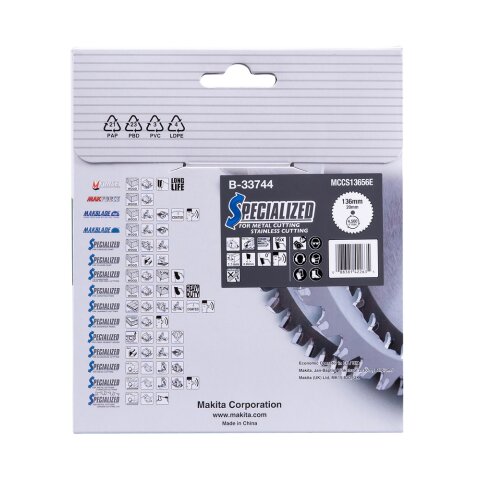 Makita B-33744 SPECIALIZED Sägeb.136x20x56Z EN