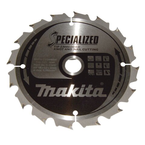 Makita B-33037 SPECIALIZED Sägeb.165x20x16Z EN