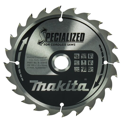Makita B-32910 SPECIALIZED Sägeb.165x20x24Z