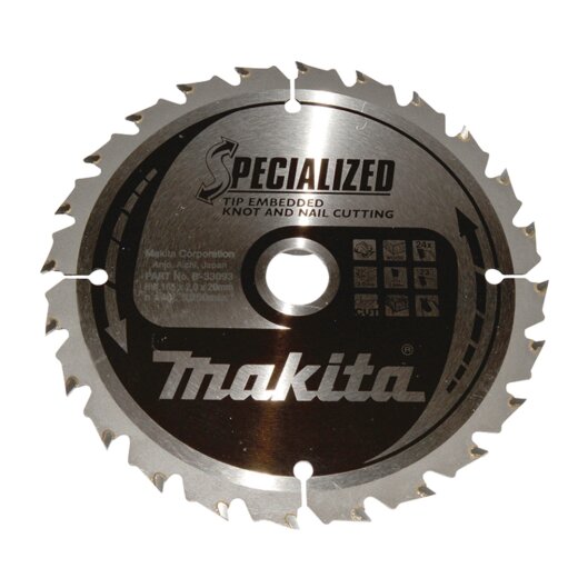 Makita B-33093 SPECIALIZED Sägeb.165x20x24Z