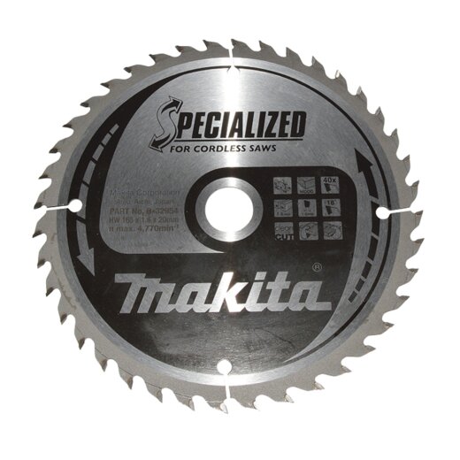 Makita B-32954 SPECIALIZED Sägeb.165x20x40Z