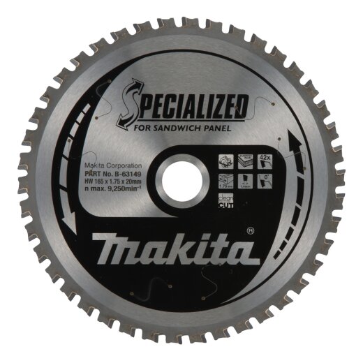 Makita B-63149 SPECIALIZED Sägeb.165x20x42Z EN