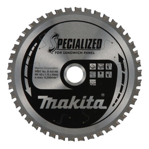 Makita B-63149 SPECIALIZED Sägeb.165x20x42Z EN