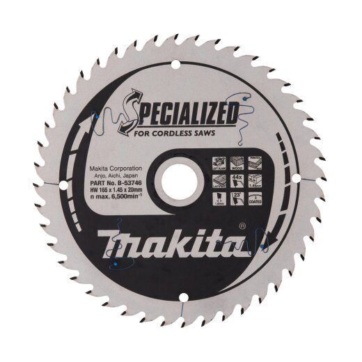 Makita B-53746 SPECIALIZED Sägeb.165x20x44Z EN