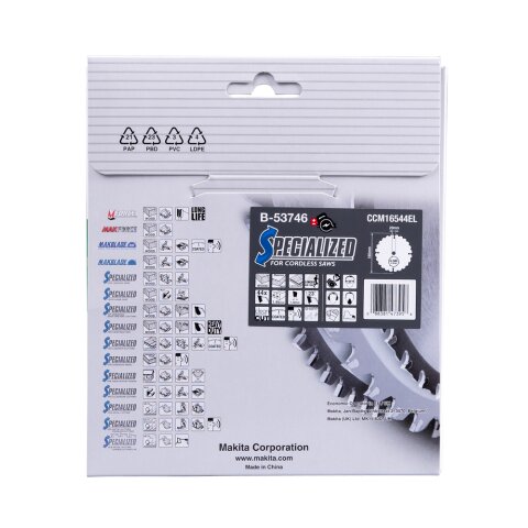 Makita B-53746 SPECIALIZED Sägeb.165x20x44Z EN