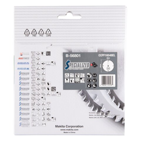 Makita B-56801 SPECIALIZED Sägeb.165x20x48Z EN
