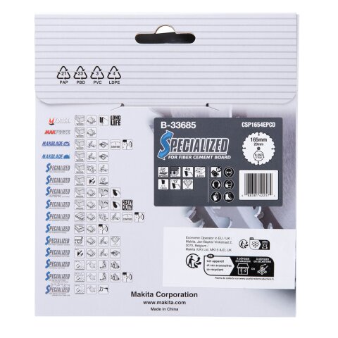 Makita B-33685 SPECIALIZED Sägeb.165x20x4Z EN