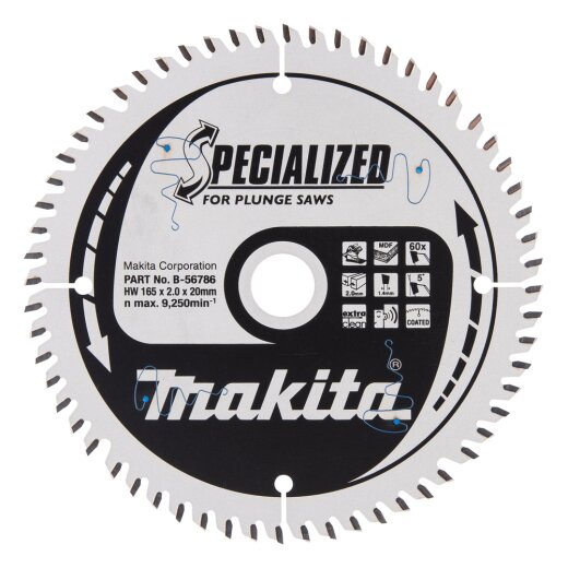Makita B-56786 SPECIALIZED Sägeb.165x20x60Z EN