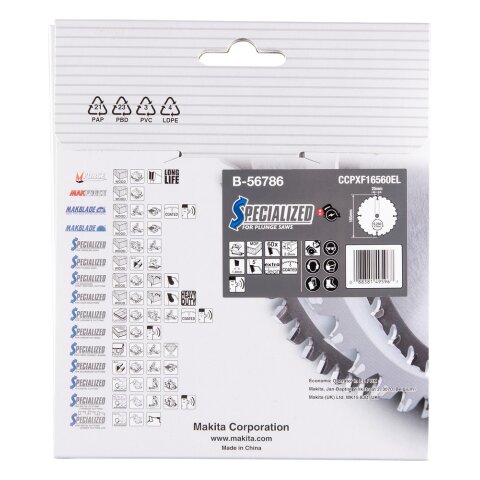 Makita B-56786 SPECIALIZED Sägeb.165x20x60Z EN