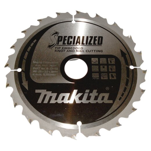 Makita B-33102 SPECIALIZED Sägeb.185x30x20Z
