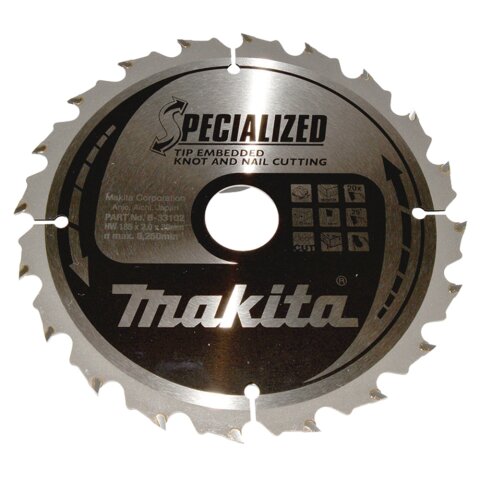 Makita B-33102 SPECIALIZED Sägeb.185x30x20Z