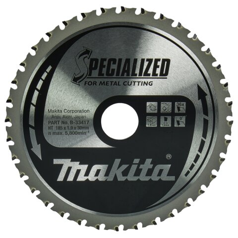 Makita B-33417 SPECIALIZED Sägeb.185x30x36Z EN