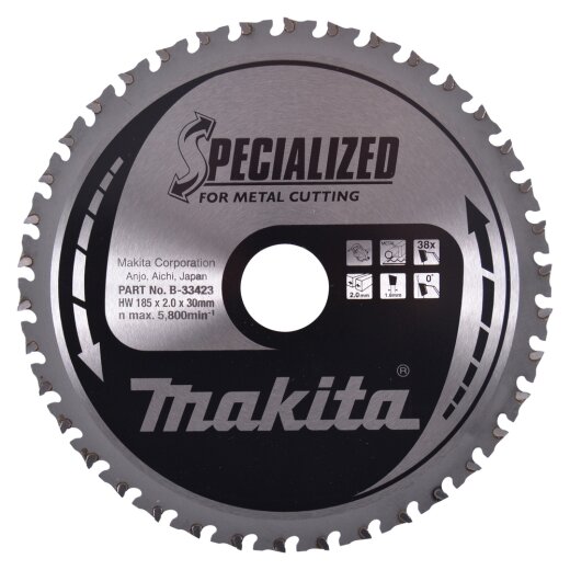 Makita B-33423 SPECIALIZED Sägeb.185x30x38Z EN