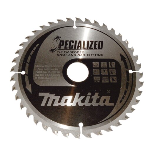 Makita B-33174 SPECIALIZED Sägeb.185x30x40Z