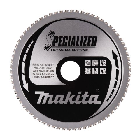 Makita B-33445 SPECIALIZED Sägeb.185x30x70Z