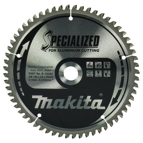 Makita B-33283 SPECIALIZED Sägeb.190x20x60Z