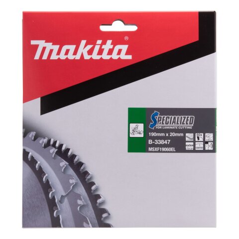 Makita B-33847 SPECIALIZED Sägeb.190x20x60Z EN