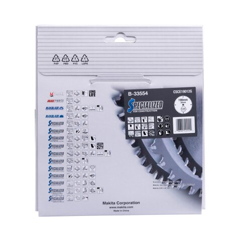 Makita B-33554 SPECIALIZED Sägeb.190x30x12Z