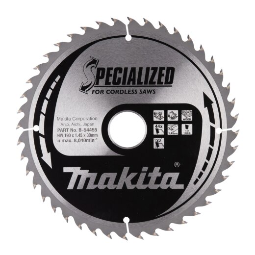 Makita B-54455 SPECIALIZED Sägeb.190x30x44Z