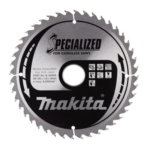 Makita B-54455 SPECIALIZED Sägeb.190x30x44Z