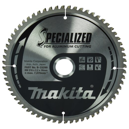 Makita B-33299 SPECIALIZED Sägeb.216x30x64Z