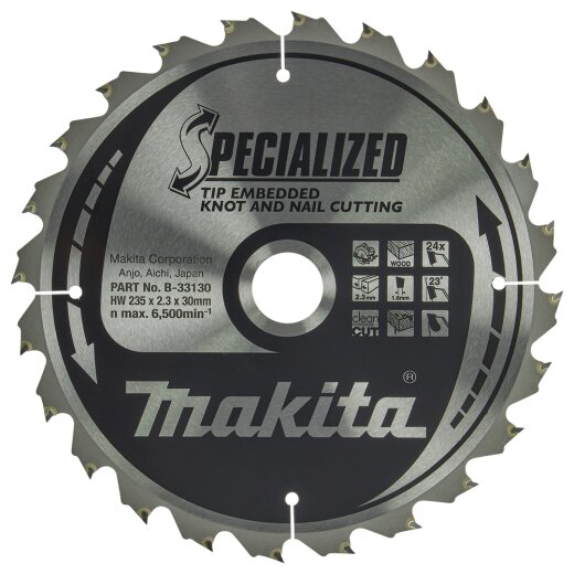 Makita B-33130 SPECIALIZED Sägeb.235x30x24Z