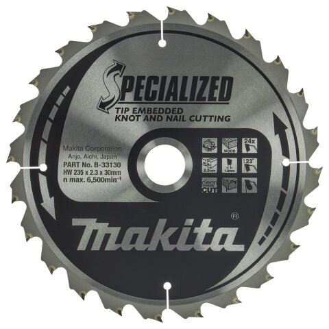 Makita B-33130 SPECIALIZED Sägeb.235x30x24Z