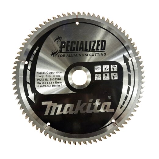 Makita B-33370 SPECIALIZED Sägeb.250x30x80Z