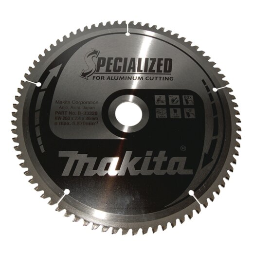 Makita B-33320 SPECIALIZED Sägeb.260x30x80Z EN