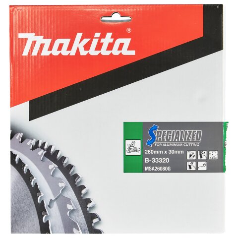 Makita B-33320 SPECIALIZED Sägeb.260x30x80Z