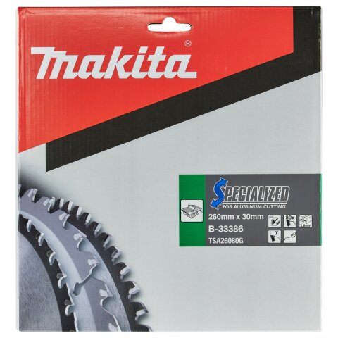 Makita B-33386 SPECIALIZED Sägeb.260x30x80Z