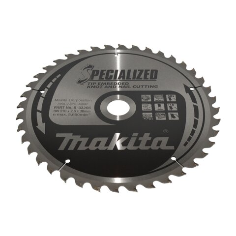 Makita B-33205 SPECIALIZED Sägeb.270x30x40Z