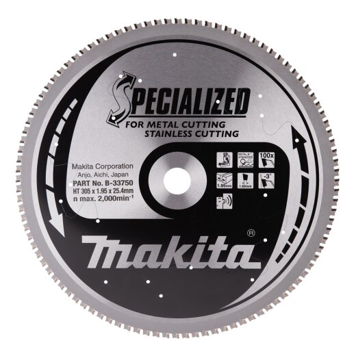 Makita B-33750 SPECIALIZED Sägeb.305x1"x100Z EN