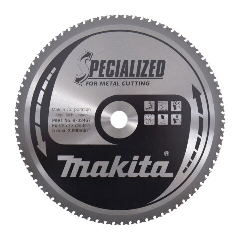 Makita B-33467 SPECIALIZED Sägeb.305x1"x78Z EN