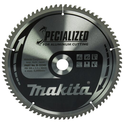 Makita B-33342 SPECIALIZED Sägeb.305x30x80Z EN