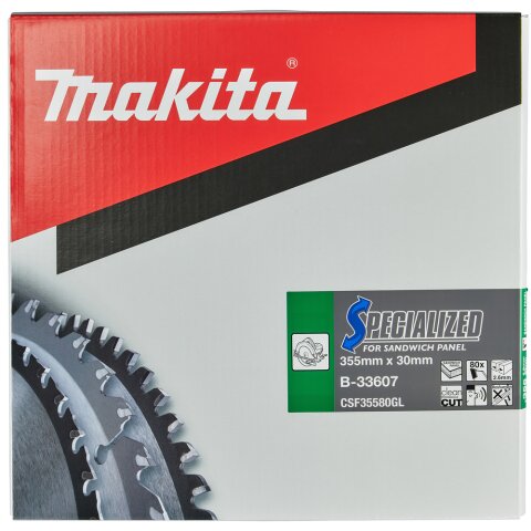 Makita B-33607 SPECIALIZED Sägeb.355x30x80Z EN