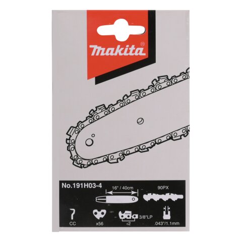 Makita 191H03-4 Sägekette 40cm 1,1mm 3/8" HM
