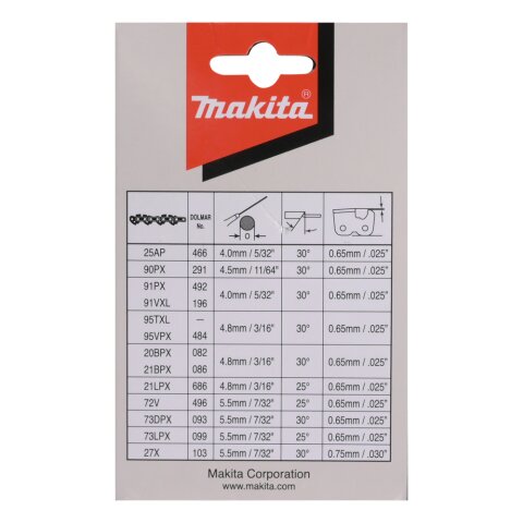 Makita 191H10-7 Sägekette 30cm 1,3mm 3/8" HM