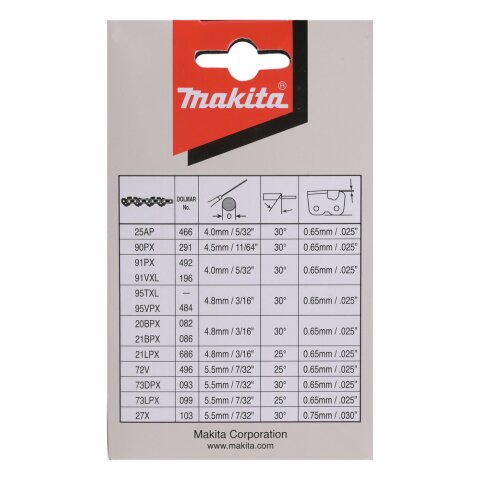 Makita 191H13-1 Sägekette 45cm 1,3mm 3/8" HM EN