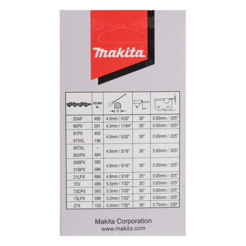 Makita 191H49-0 Sägekette 38cm 1,5mm 3/8" VM EN