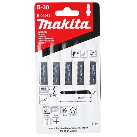 Makita B-04961 Stichsägeblatt 50-24Z HSS EN