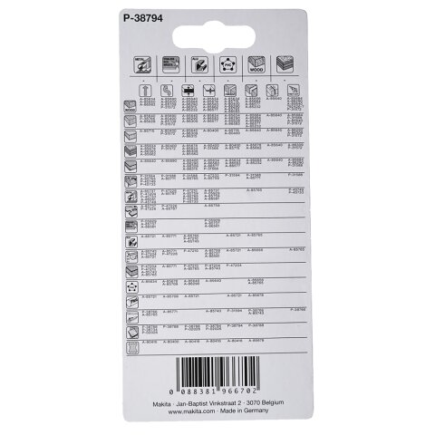 Makita P-38794 Stichsägeblatt 54mm CV-HM F