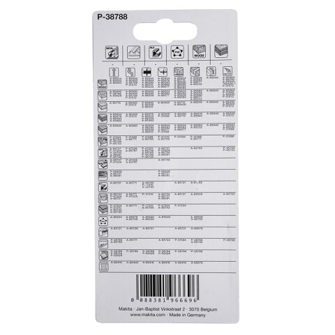 Makita P-38788 Stichsägeblatt 54mm CV-HM G