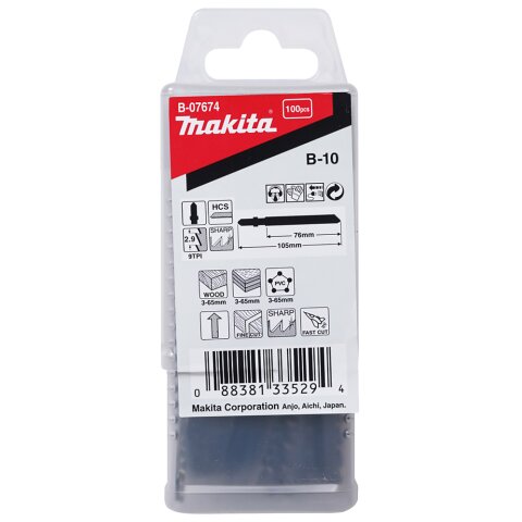 Makita B-07674 Stichsägeblatt B-10 100Stk