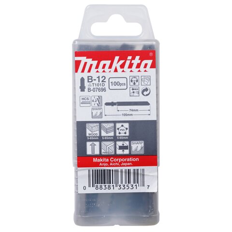 Makita B-07696 Stichsägeblatt B-12 100Stk EN