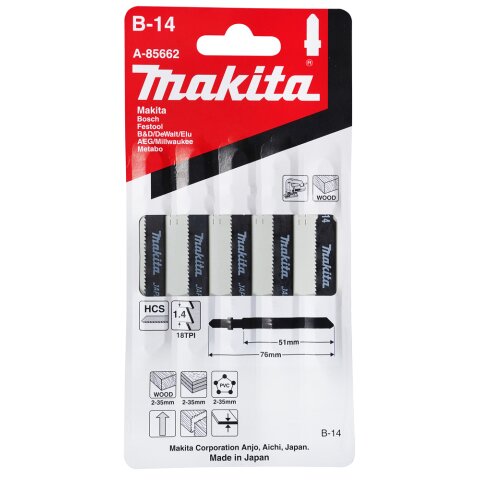 Makita A-85662 Stichsägeblatt B-14