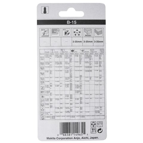 Makita A-85678 Stichsägeblatt B-15