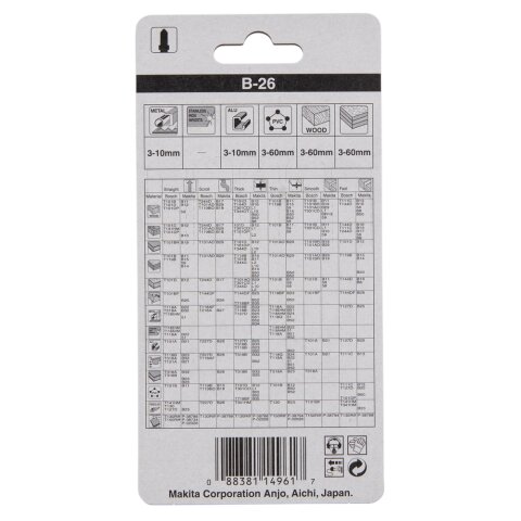 Makita A-85771 Stichsägeblatt B-26 EN