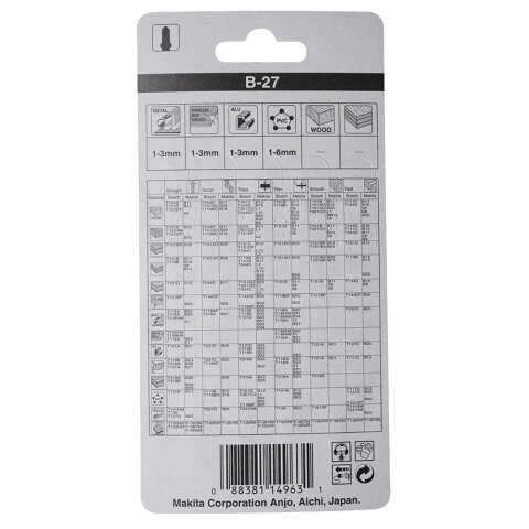 Makita A-85787 Stichsägeblatt B-27