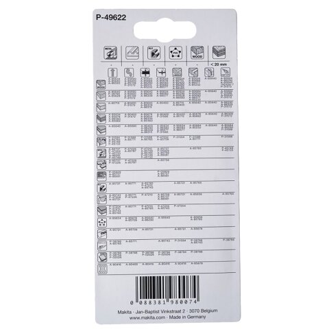 Makita P-49622 Stichsägeblatt BIM 10-14Z EN